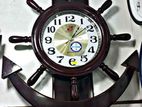 Antique colour wooden Stylish Wall Clock