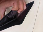 Apex genuine leather wallet black colour