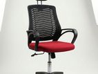 অফিস চেয়ার উইথ রেড কুশন – স্মার্ট ডিজাইন, সর্বোচ্চ আরাম ও টেকসই মান