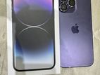 Apple iPhone 14 Pro Max 128GB (Purple) (Used)