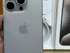 Apple iPhone 15 Pro 256 OFFICIAL WARANTY (Used)