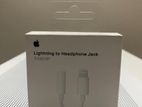 Apple original lightning to headphone jack Adapter(Intact)