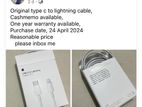 apple type c to lightning cable