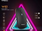 Aptech W61 Wireless Rechargeable Silent RGB Mouse 1Year Warranty
