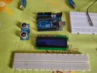 ARDUINO UNO, 1602 LED DISPLAY, BREADBOARD, ETC.