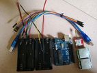 Arduino UNO,,GSM Module,PIR