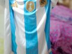 Argentina 24 copa America home Jersey