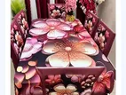 অরিজিনাল 3d ডাইনিং টেবিল ও চেয়ার কাভার সেট