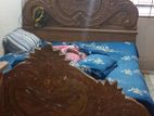 অরজিনাল চিটাগাং সেগুন কাঠের খাট(ব্যবহৃত)