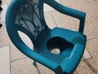 Arm Commode Chair W/O Lid -SM Blue