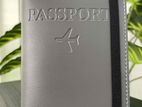 Ash Color Premium Quality Passport Cover & Card Holder BD