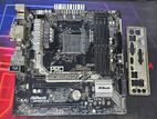 ASRock AB350M Pro4 AM4 AMD Promontory HDMI Micro ATX Motherboard