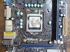 Asrork motherboard with 8 gb ram and core i3 Processor
