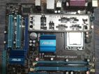 ASUS 41 DDR3 MOTHERBOARD + PROCESSOR+ 2GB RAM+ PSU