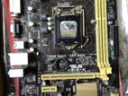 Asus Brand h-81 Motherboard 1 year warranty