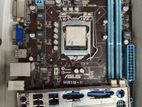 Asus Brand H61 Full Fresh Motherboard 100% Ok