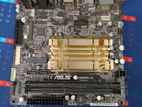 Asus brand motherboard with 4gb ddr3 ram