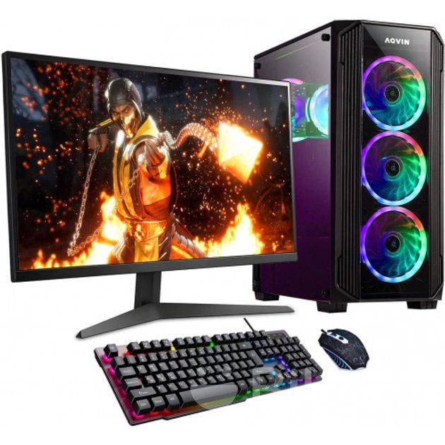 ASUS H-310 8Th Generation Core i3 DDR4 8GB & 2TB |SSD 256GB 20" Monitor ...