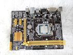 ASUS H 81 MOTHERBOARD,100% FRESH=TK 4000