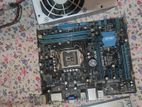 Asus H61 Motherboard And Power Supply 550 Watt