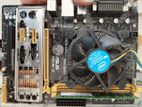 Asus H81+ i3 4th gen processor +4gb ram combo