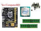 Asus H81+i3 Processor+8GB Ram+Cooling Fan Complete Setup