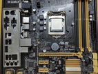 Asus H85 Motherboard+i3 processor Combo 1Year Warranty