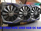 Asus Rog Strix GeForce Gtx1060 6GB DDR5 256Bit Gaming 0𝖢 With Warranty