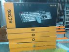 Aula Ac308 Black Wireless Keyboard & Mouse Combo