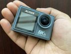Ausek At-m40r Touch Combo 5k Wifi Waterproof Action Camera