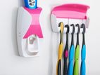 Automatic Toothpaste Dispenser & Brush Holder Set!