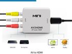 AV to HDMI Video Converter Box AV2HDMI RCA CVBS - White