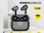Awei T29P Wireless Earbuds Bluetooth 5.0 with LED Digital Display-Black