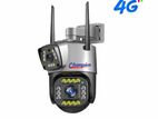 বাসের জন্য SIMM Supported Double Lens PTZ 4G Outdoor IP Camera Tk 9000