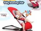 Baby bouncer with toy