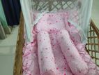 Baby Cot with Bedding Set