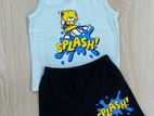 Baby Sleeveless T-shirt & Pant Set (6-24 Months)