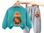 Baby sweat shirt and pant set