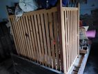 Baby wood cot