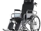 Backrest with Commode Wheelchair