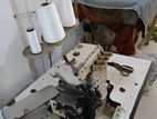 Overlock sewing machine.