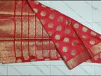 Banarasi Silk Saree (Cotton Silk.)