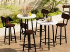 Bar Height Table and Chairs Set - 06