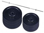 Barbell Set 25Kg (Black)