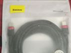 Baseus 100w Type C 2meter Cable (new)