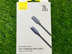 Baseus 20W Type C to Lightning Braided Cable (Minimalist Series)