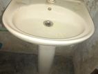 Bathroom Hand Wash Basin including Tap For Sale.
