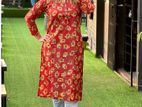 Batik Kurti One Piece (সেলাই সহ)