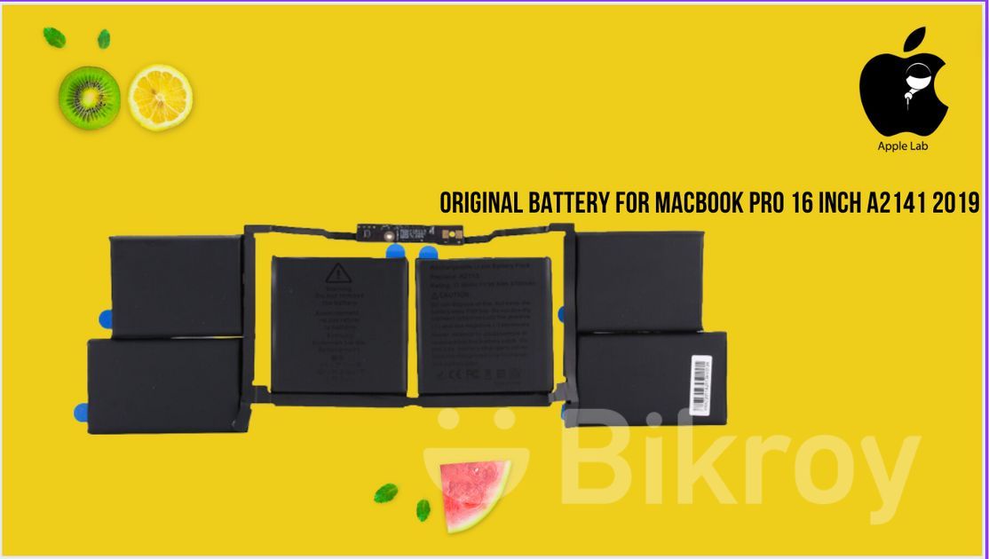 Battery for MacBook Pro 16 inch A2141 2019 2020 in Dhanmondi Bikroy