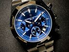 Beautiful Blue Dial Chronograph Watch